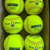 Raised Seam Fastpitch Softballs | 12" Official Size - Weight | CFH12YFP