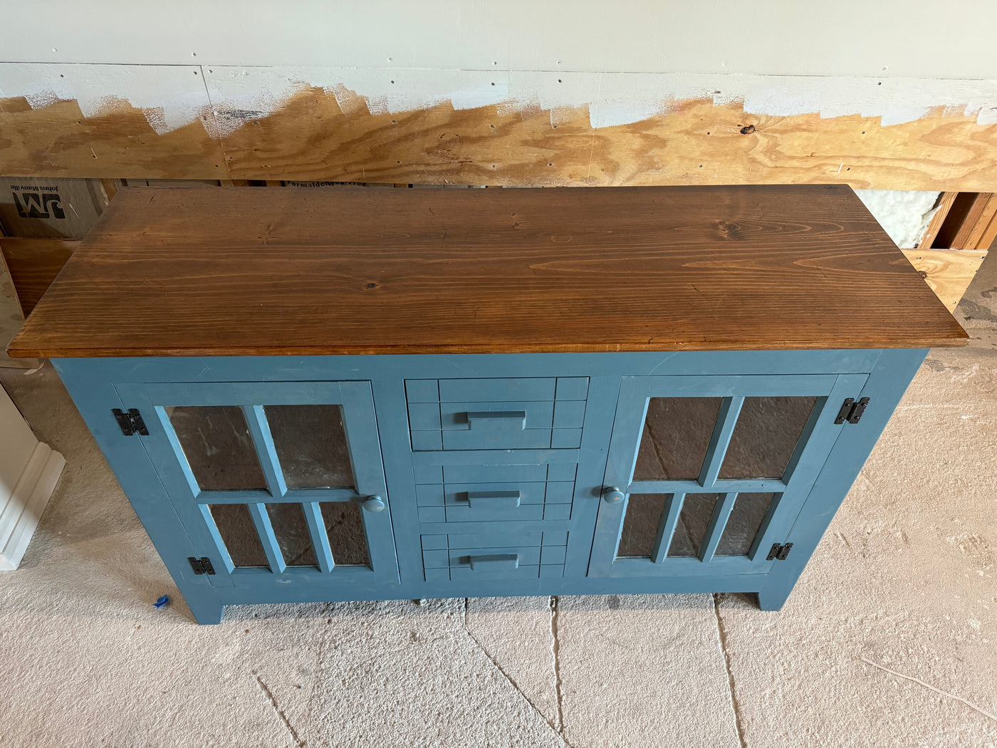 Amish Built TV Stand Cabinet