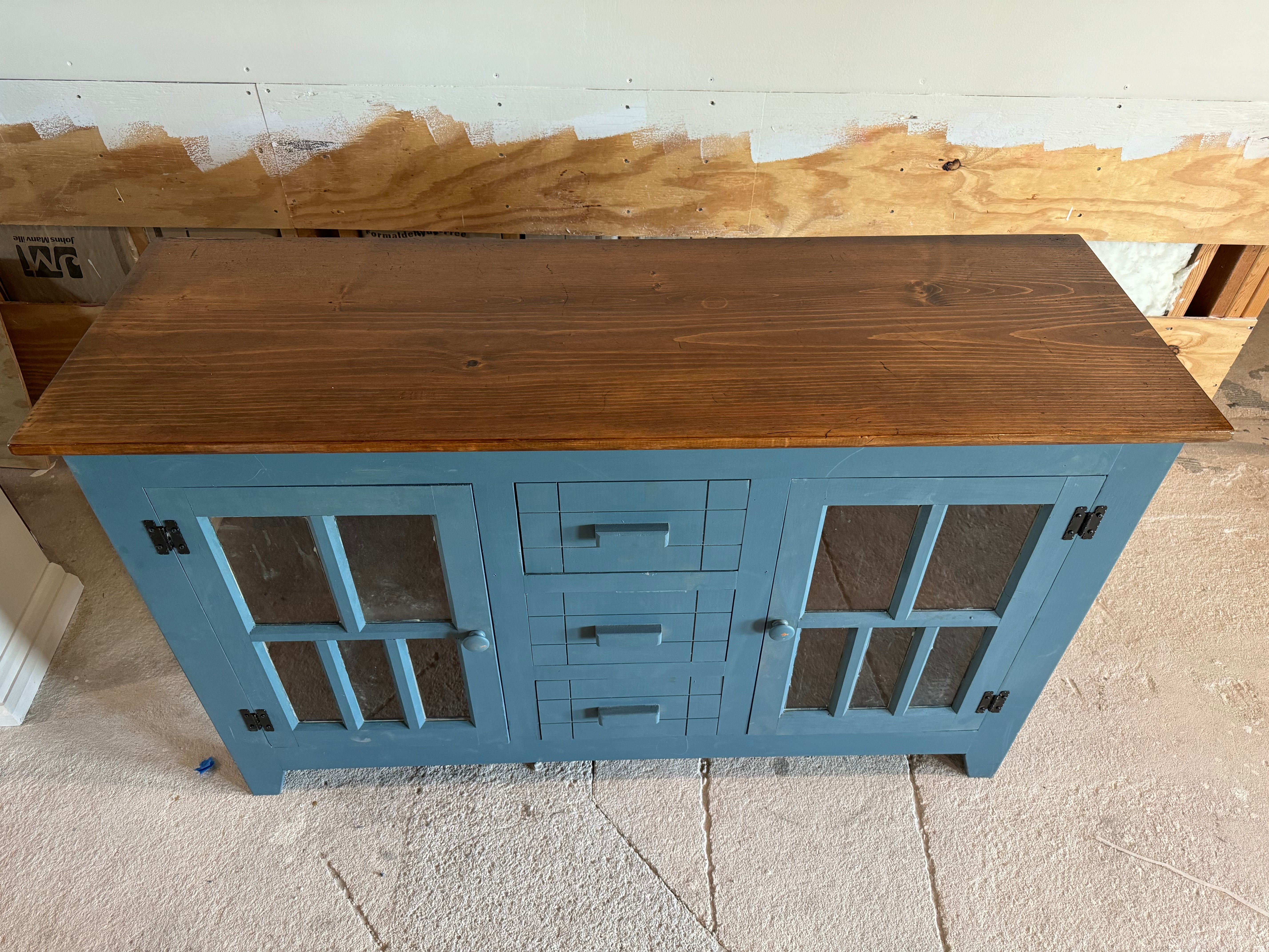 Amish Built TV Stand Cabinet